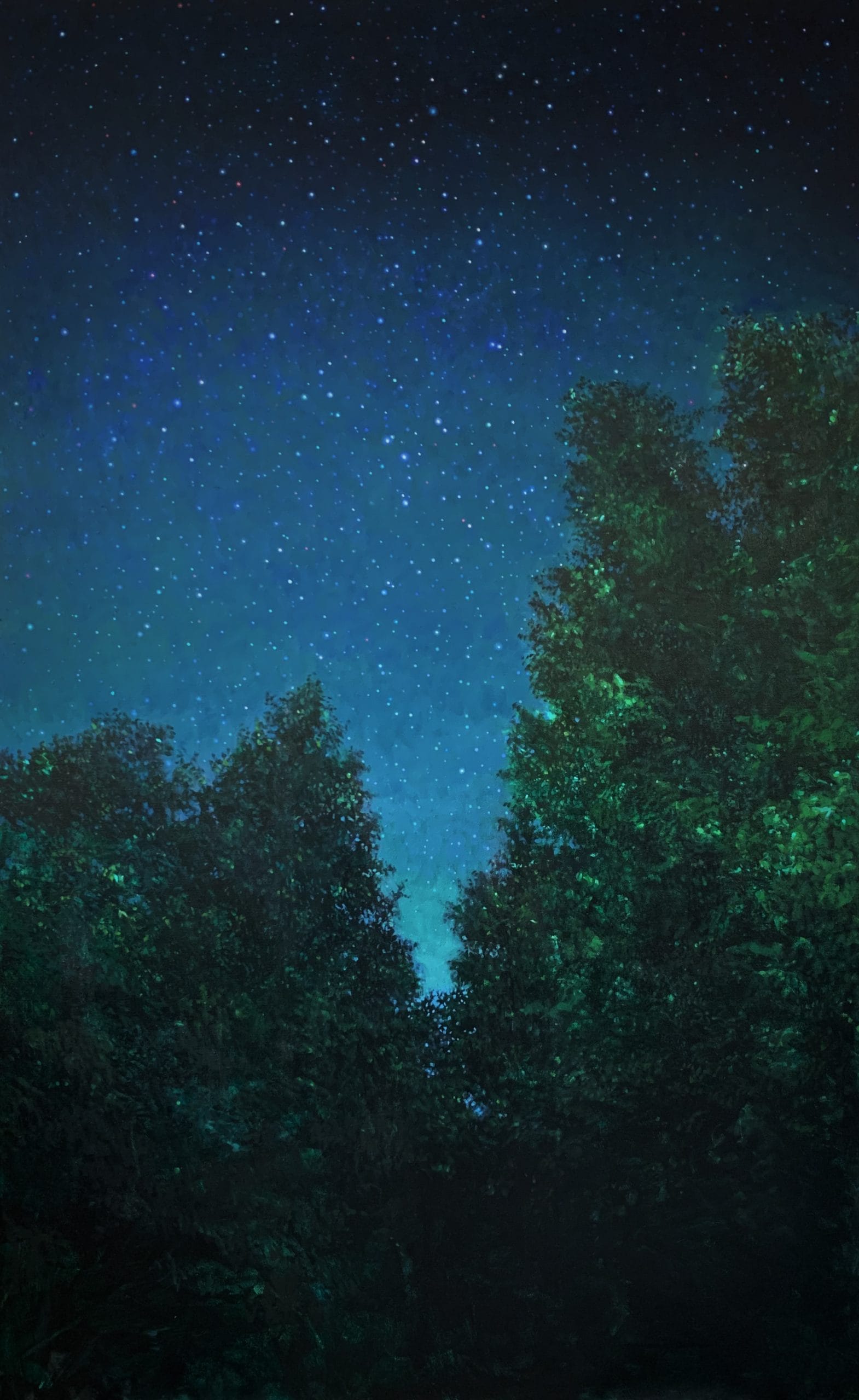 Nightscape (Green Leaves)