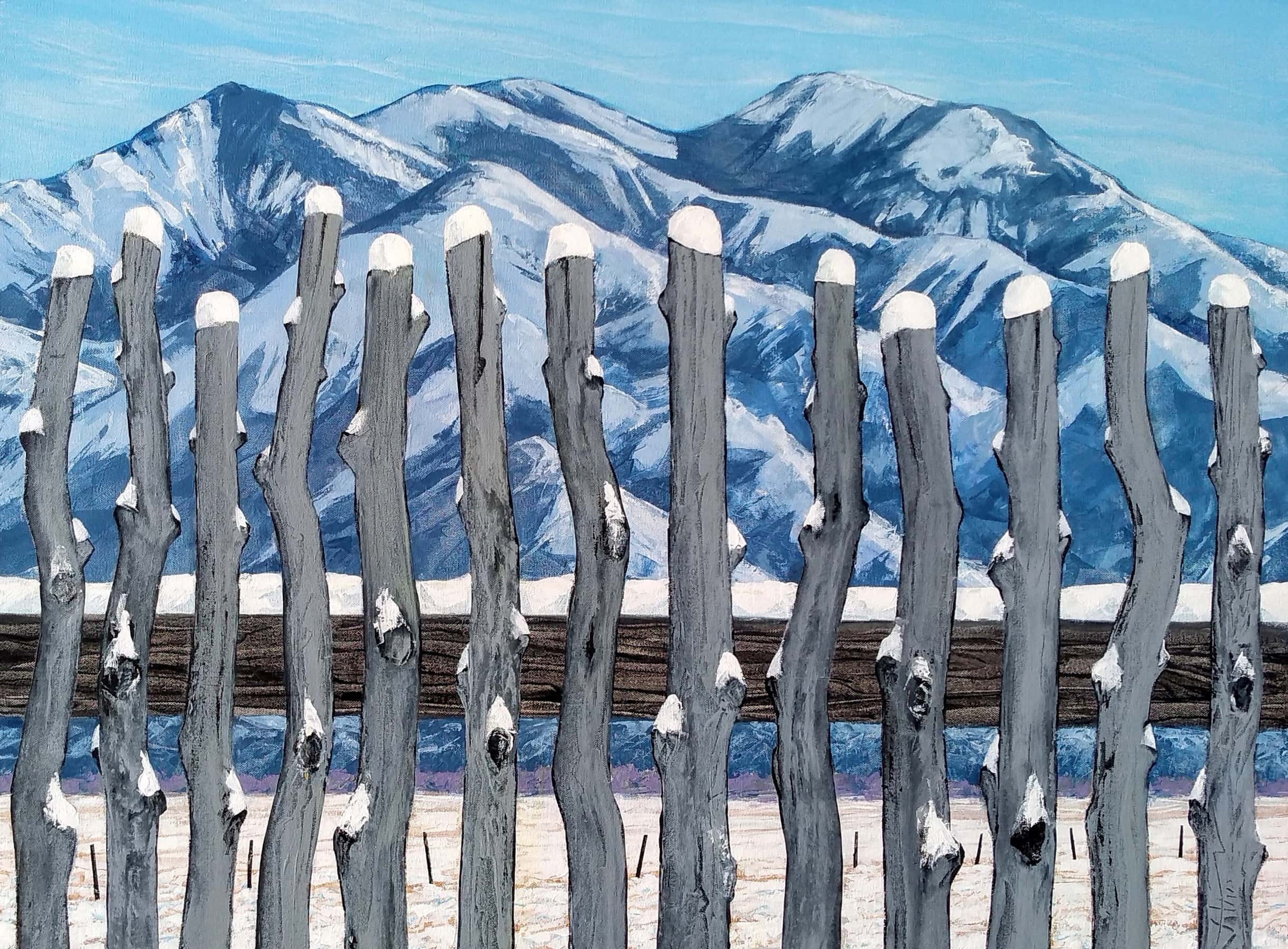 Latilla - Sunrise After Storm - Taos Pueblo Mtn.