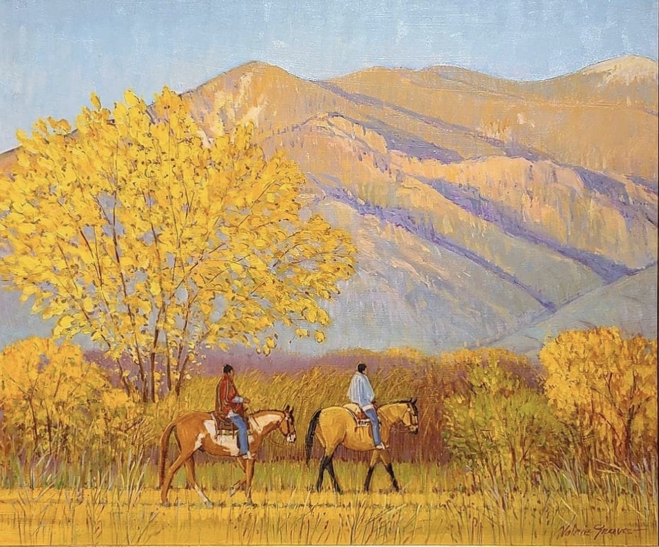 Early Fall Colors of Taos Evening Light