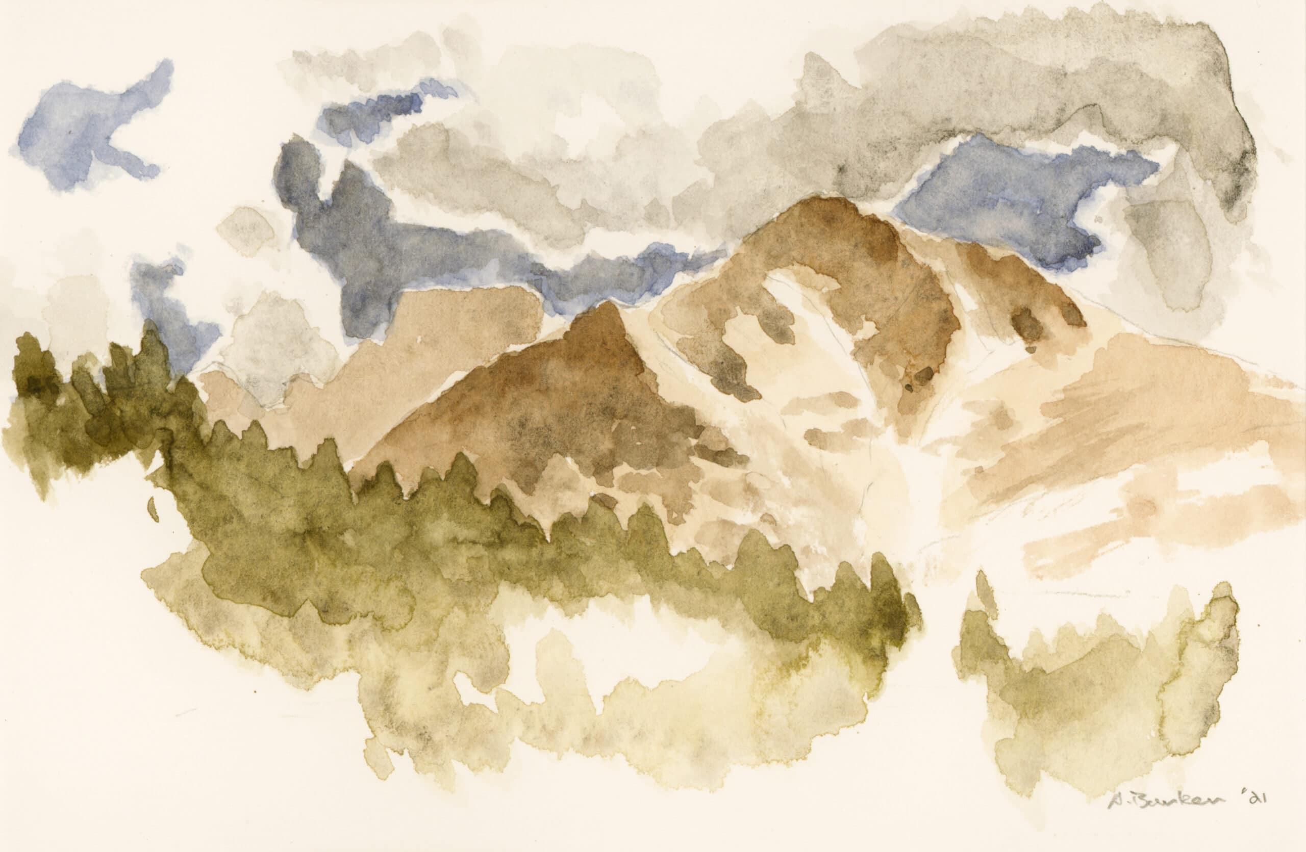 Storm Over Mount Meeker