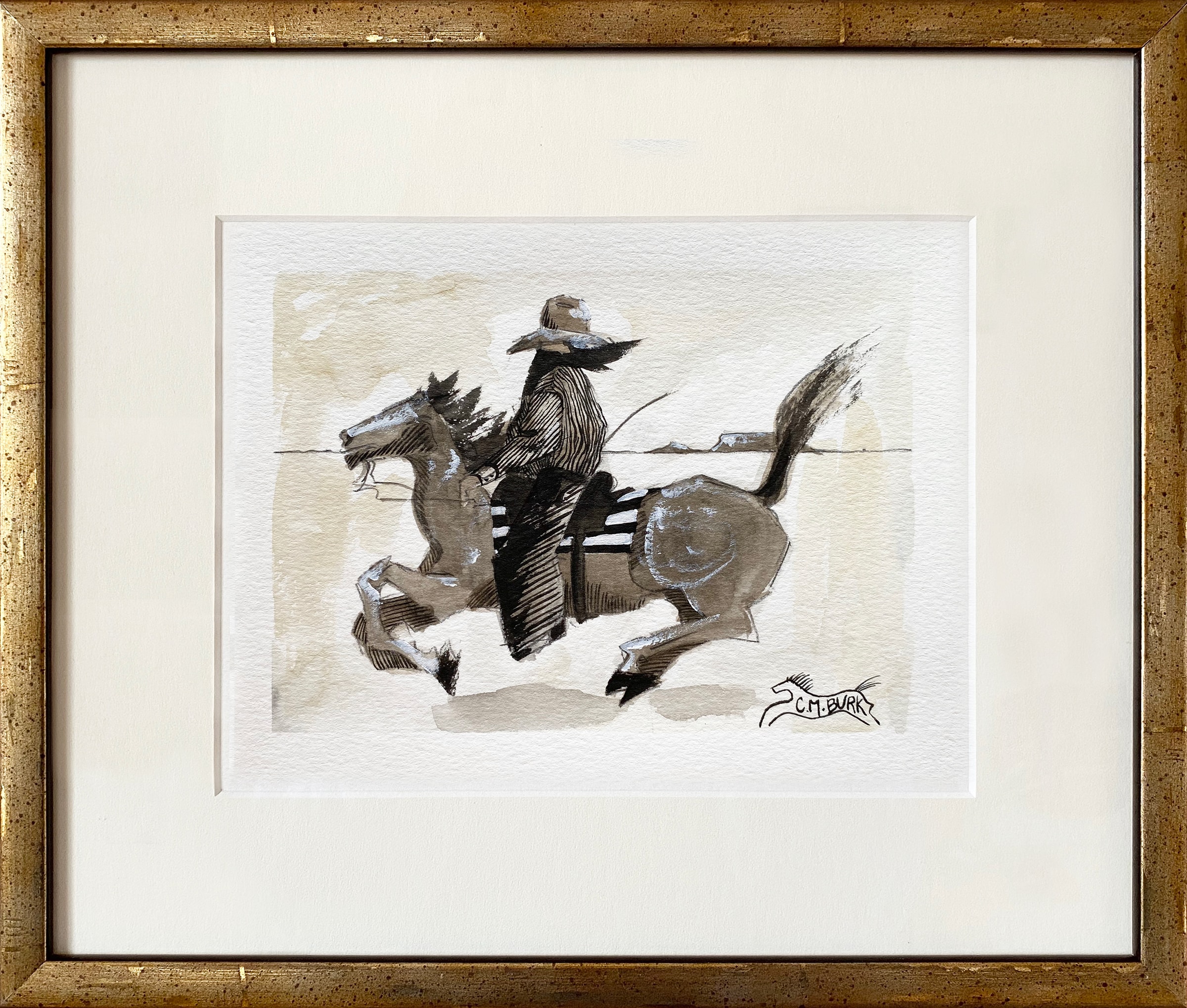 Cowboy En Grisaille