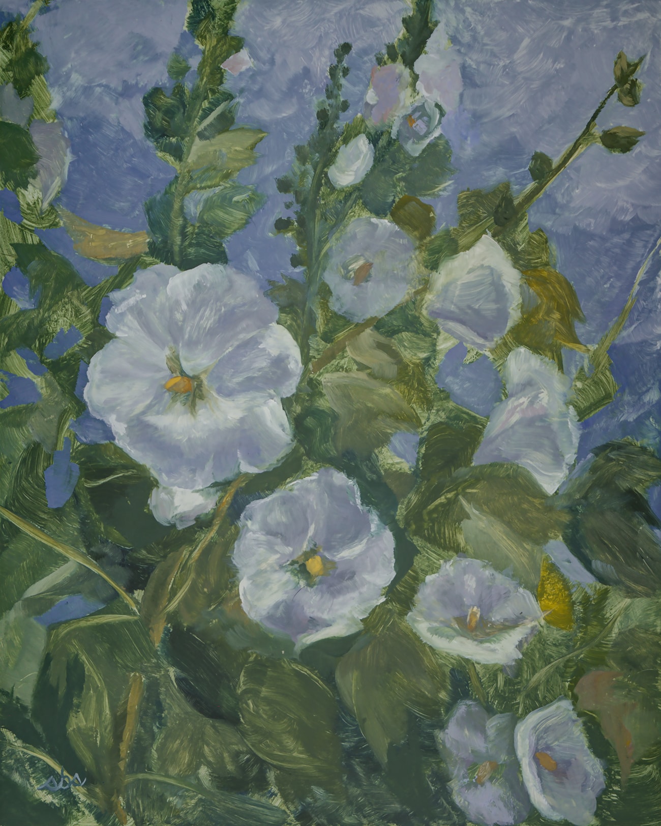 Monsoon Season Hollyhock